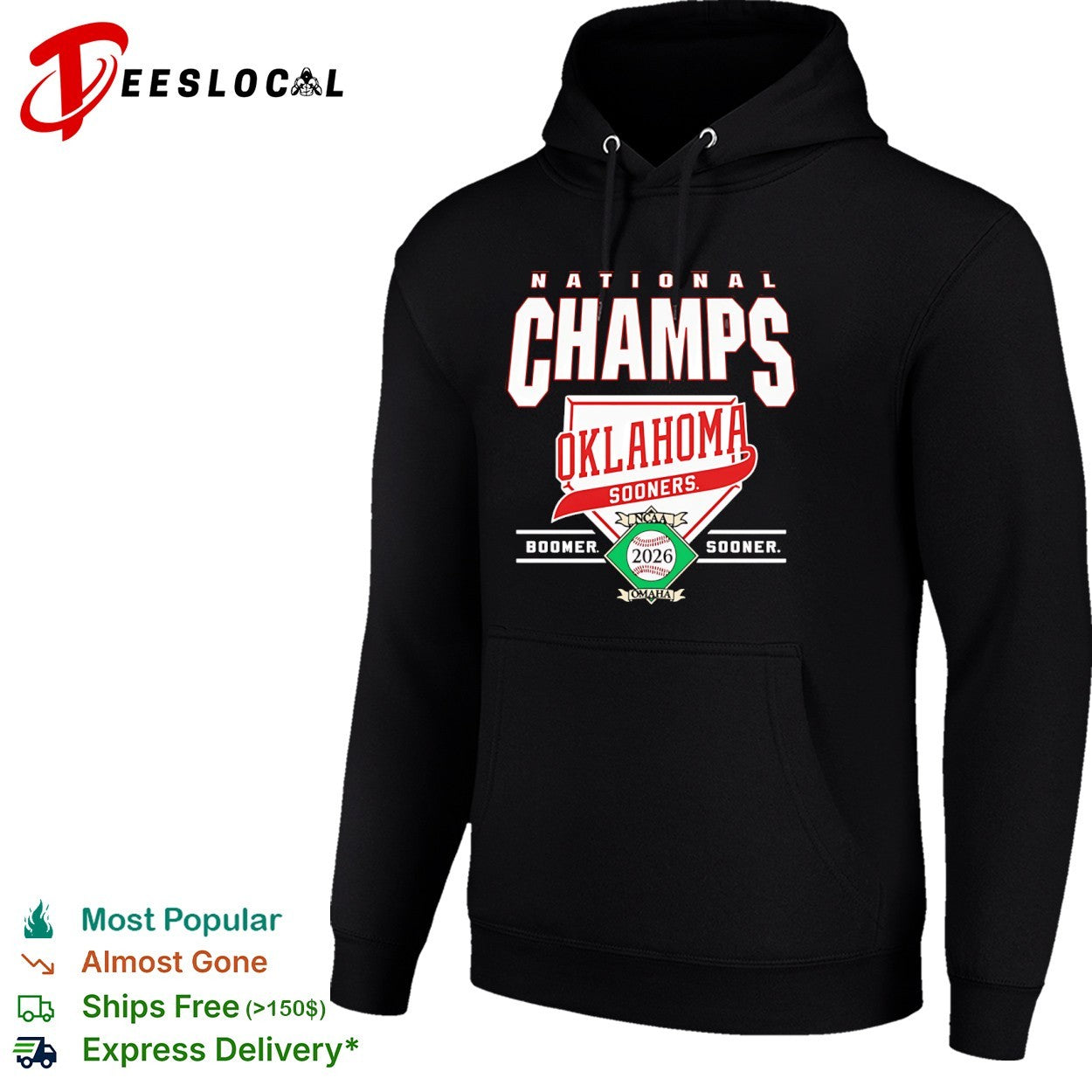 Oklahoma Sooners boomer home plate national champs NCAA 2026 Omaha shirt