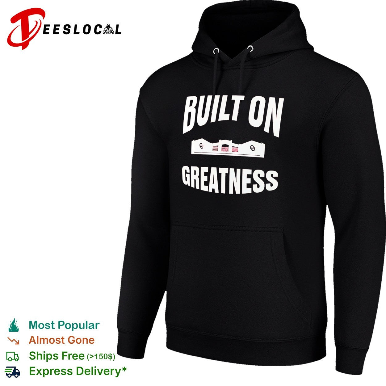 Oklahoma Sooners football stadium built on greatness shirt