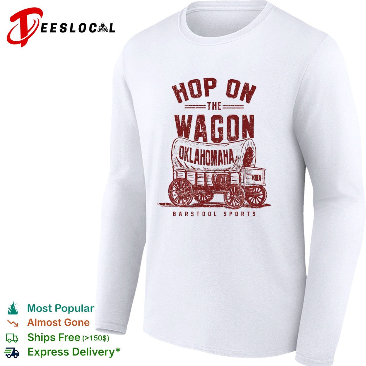 Oklahoma Sooners hop on the wagon vintage shirt