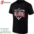 Oklahoma Sooners swoosh baseball shirt