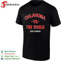 Oklahoma vs The World 2026 Champs baseball shirt