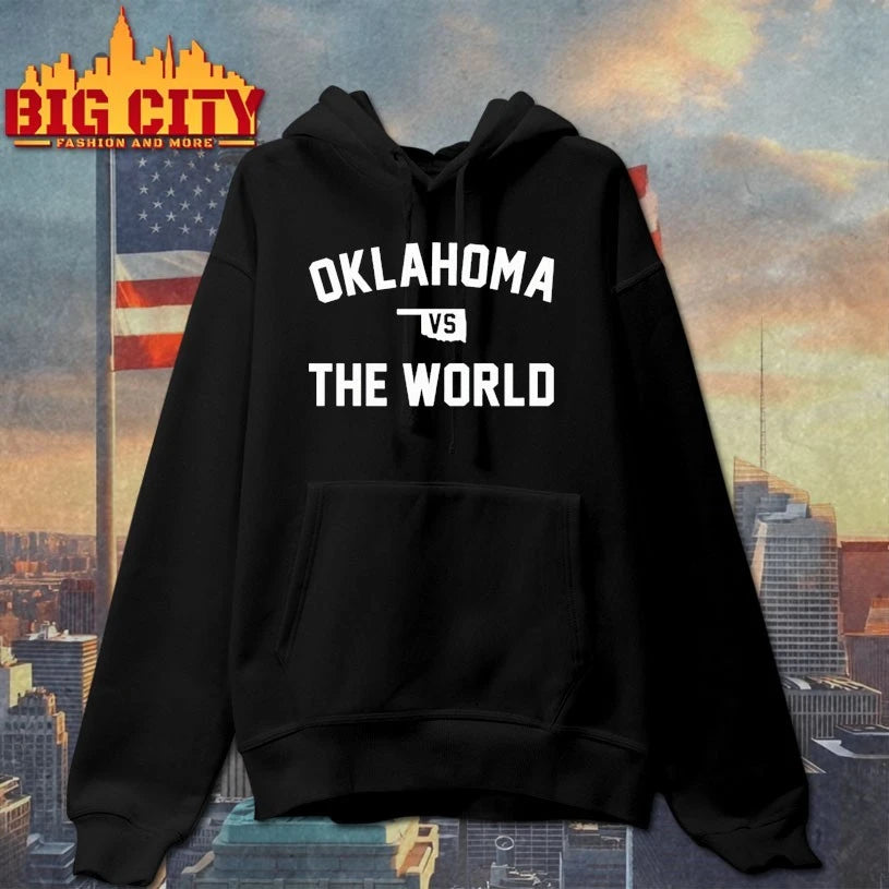 Oklahoma vs the world Map shirt