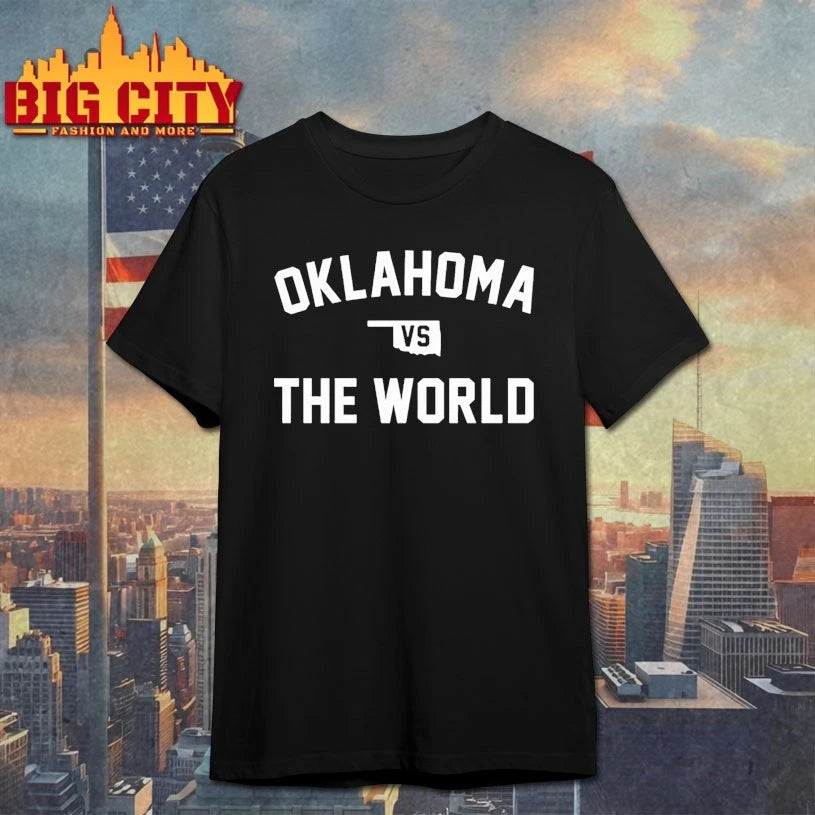 Oklahoma vs the world Map shirt