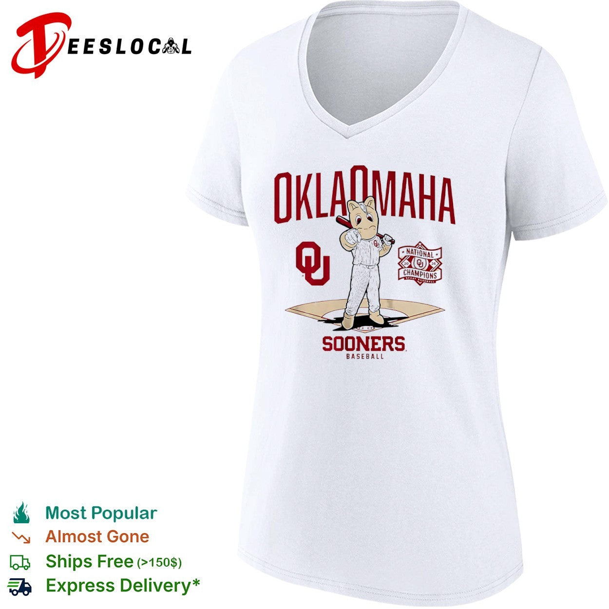 Oklamaha Sooners National Champions 2026 Oklahoma University Baseball Team shirt