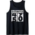 Oldometer Odometer Funny 50th Birthday Gift 50 yrs Old Joke Tank Top MADE IN USA T-Shirts, Hoodie, Sweatshirt | CiraTrend.com