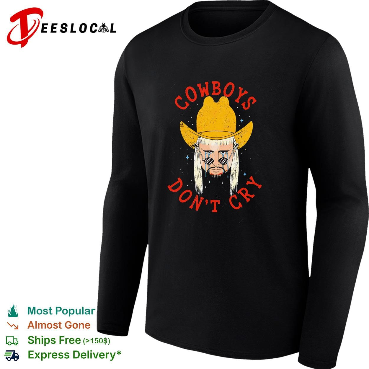 Oliver Tree cowboys don’t cry vintage shirt