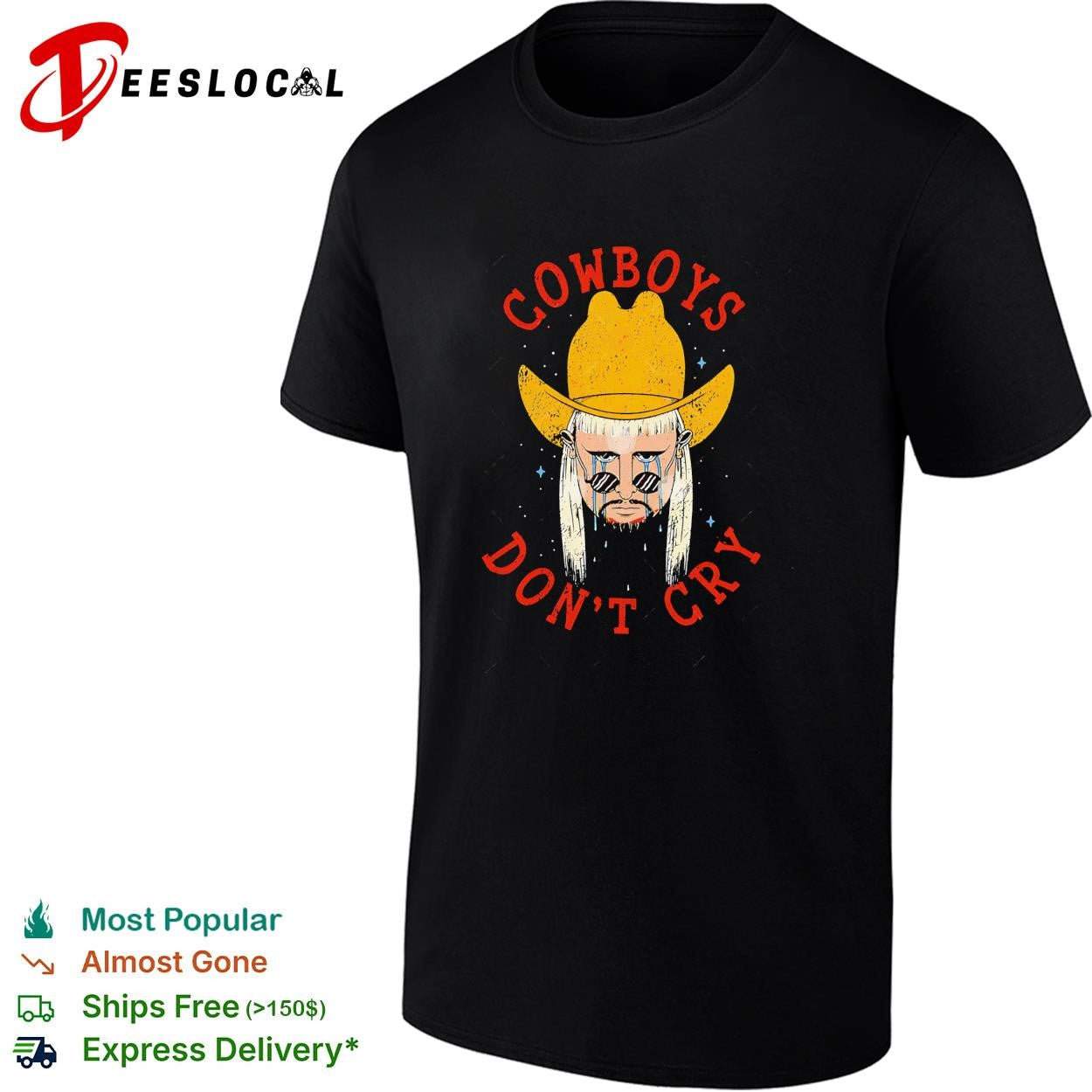 Oliver Tree cowboys don’t cry vintage shirt