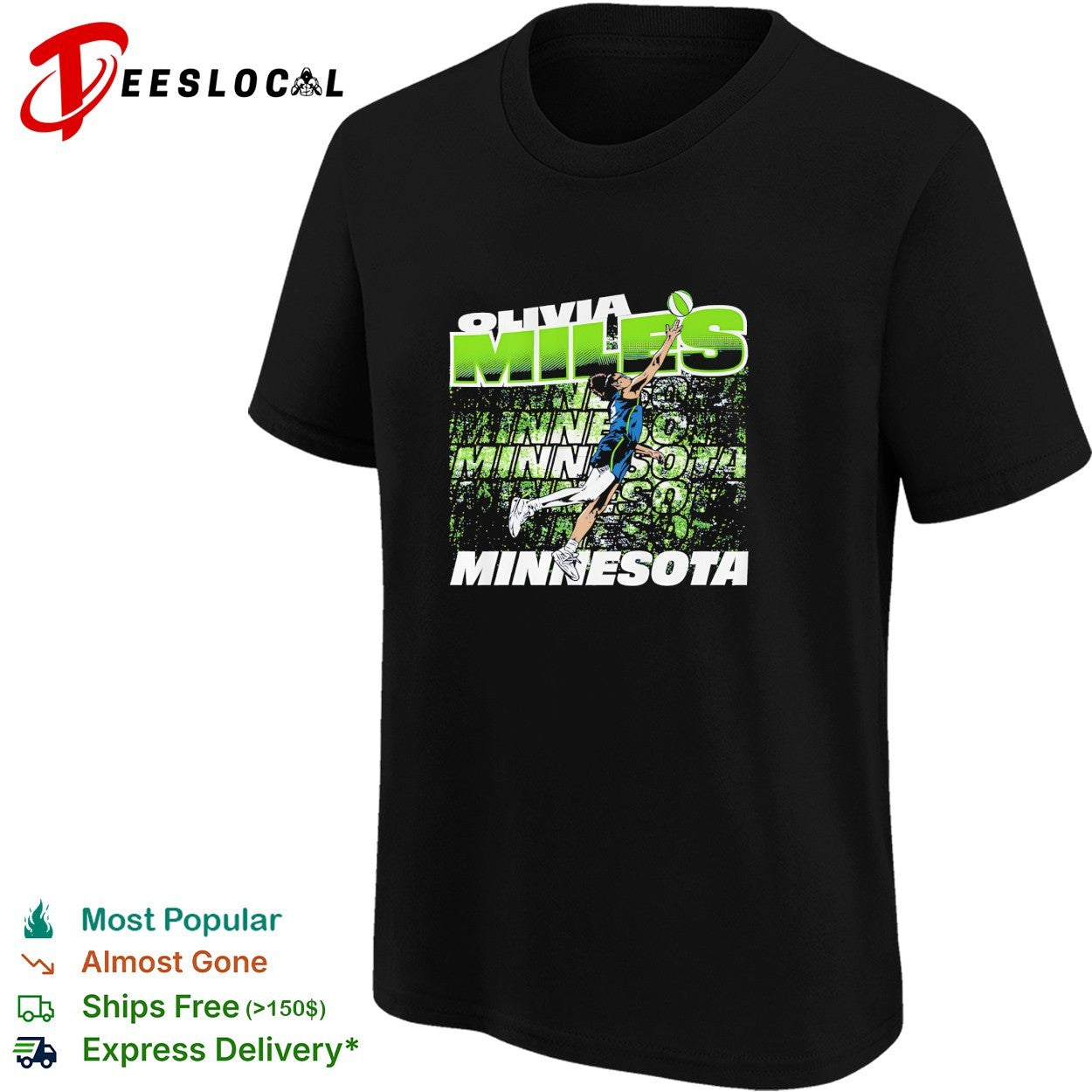 Olivia Miles Street Ball Minnesota Lynx graphic shirt