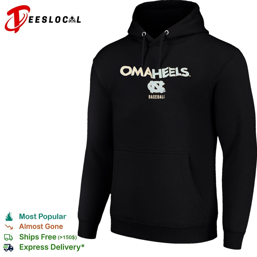 Omaheels North Carolina Tar Heels Baseball College World Series Omaha Team shirt