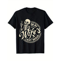 On My Wife's Last Nerve Skeleton T-Shirt Made in USA Hoodie, Sweatshirt | CiraTrend.com