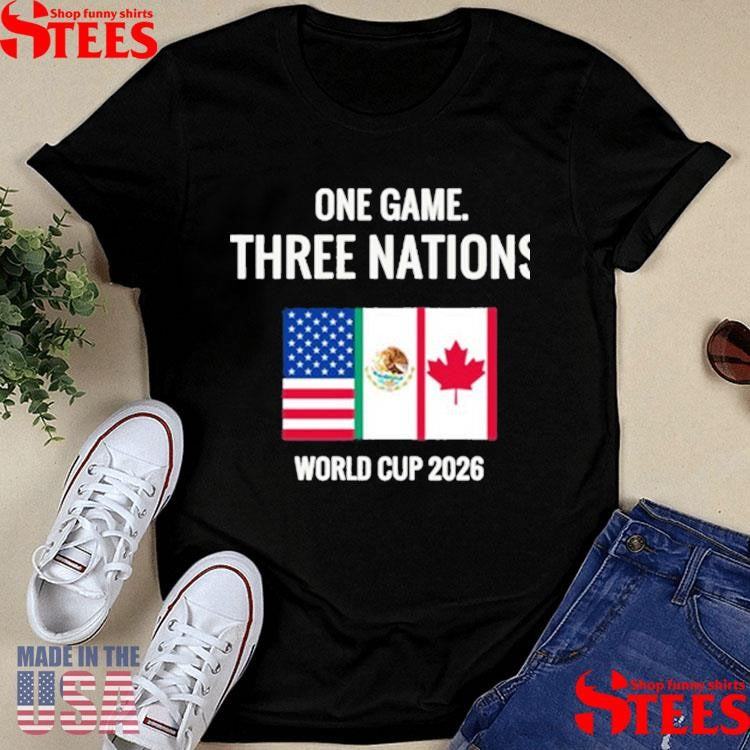 One Game Three Nations World Cup 2026 Shirt