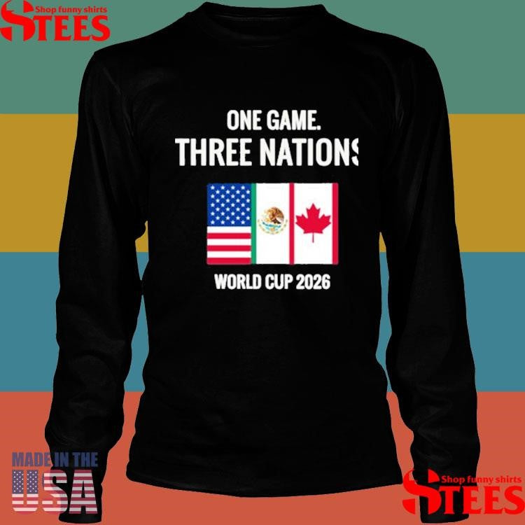 One Game Three Nations World Cup 2026 Shirt