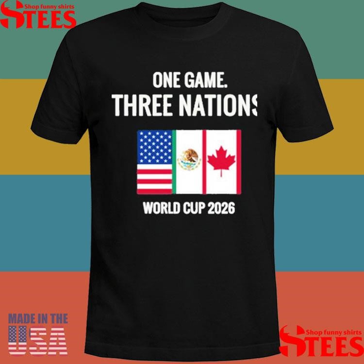 One Game Three Nations World Cup 2026 Shirt