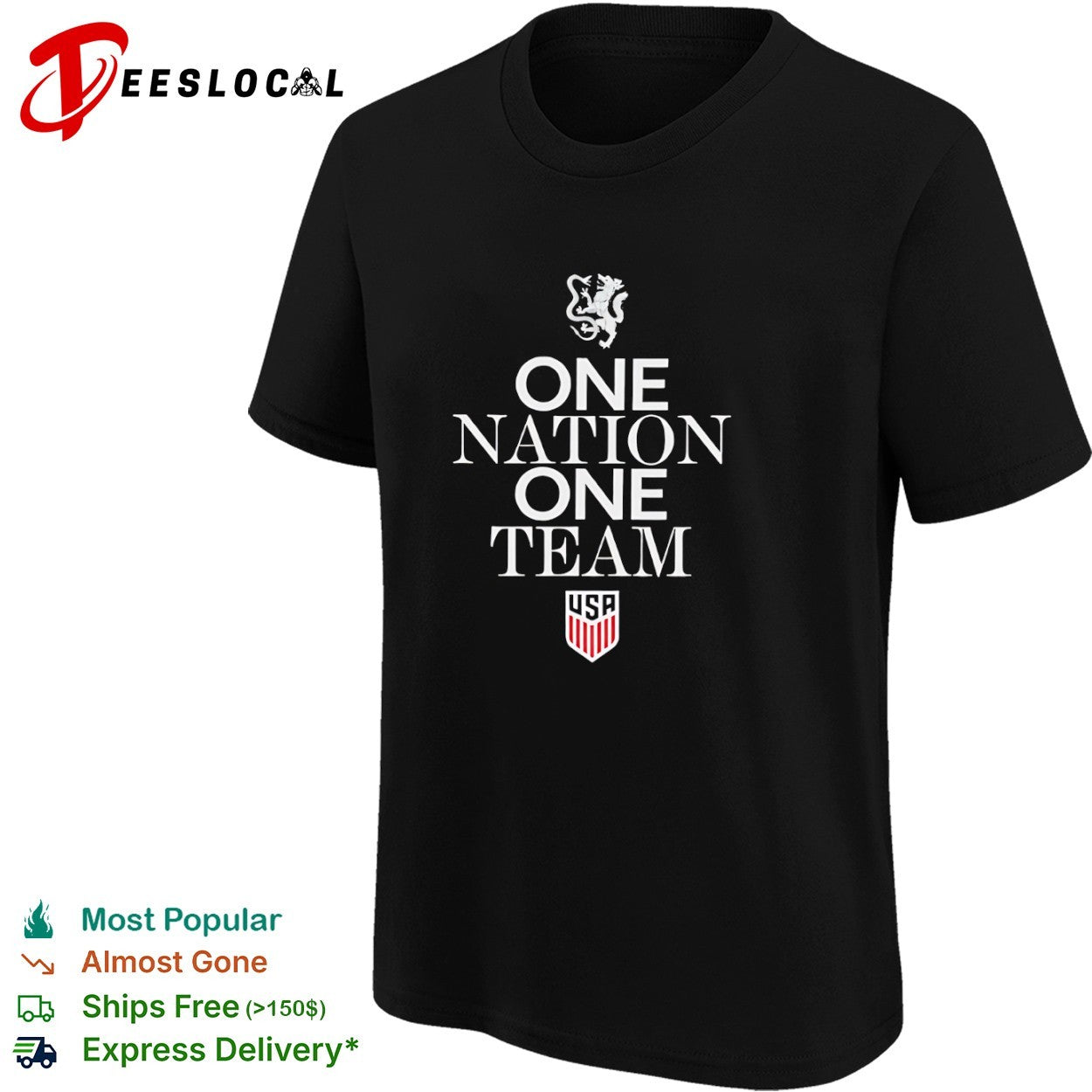 One Nation One Team USA Soccer shirt