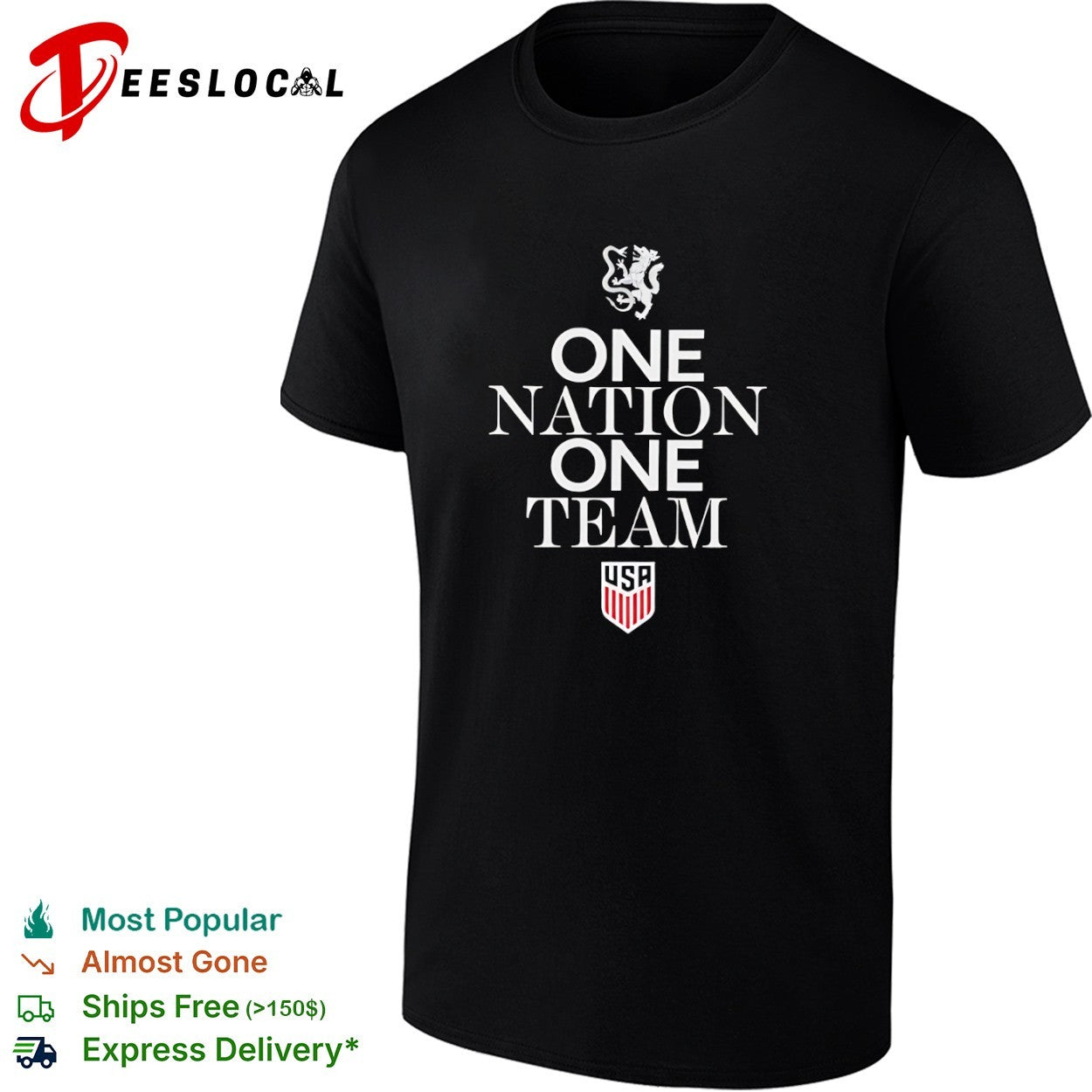 One Nation One Team USA Soccer shirt