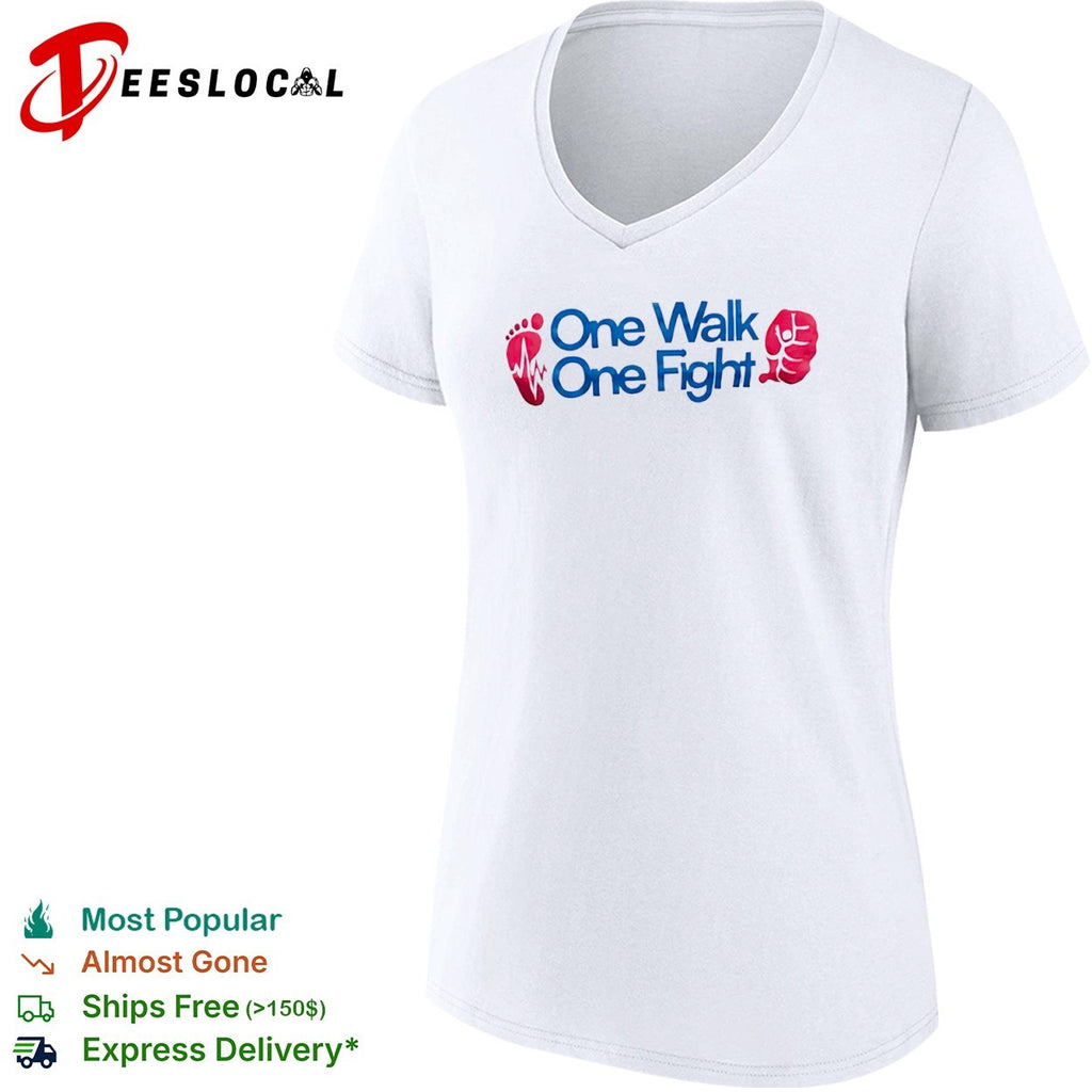 One Walk One Fight Awareness Healthcare shirt