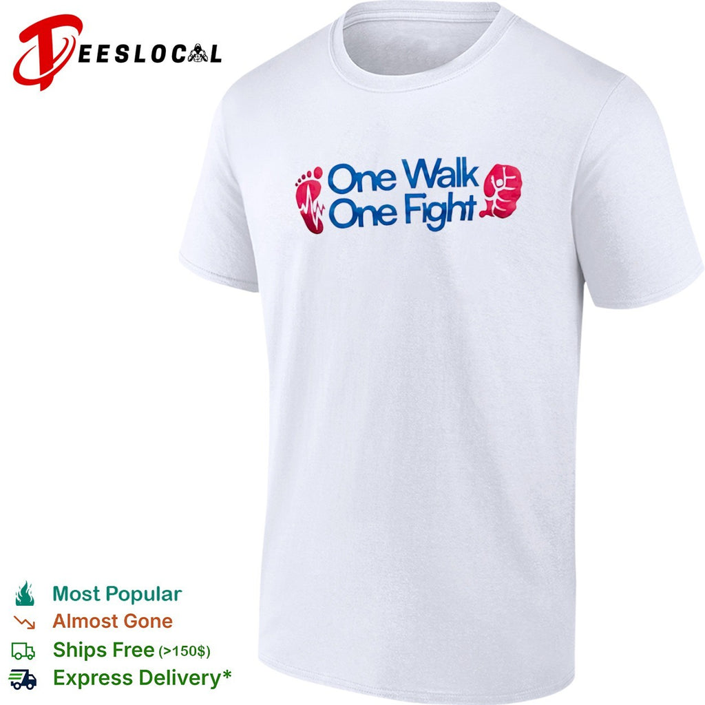 One Walk One Fight Awareness Healthcare shirt