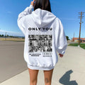 Only You Photo Hoodie, Girlfriend Collage Shirt, Collage Photo Shirt, Girlfriend Tshirt Only You, Valentines Custom...