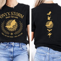 Onyx Storm Brave The Dark Shirt, Fourth Wing Series T-Shirt, Basgiath War College Sweater, Violet Sorrengail Tee Shirt,...