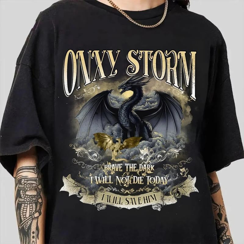 Onyx Storm I Will Save Him Sweatshirt, Basgiath War College Shirt, Dragon Rider Sweater, Violet Sorrengail T-Shirt, Fourth Wing Series Merch, Bookish Sweatshirt, Gift For Book Lovers