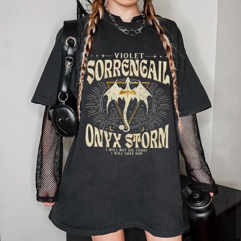 Onyx Storm Shirt, Violet Sorrengail Shirt, Fourth Wingg Sweatshirt, Basgiath War Collegee, I Will Save Him, Xaden Riorson...