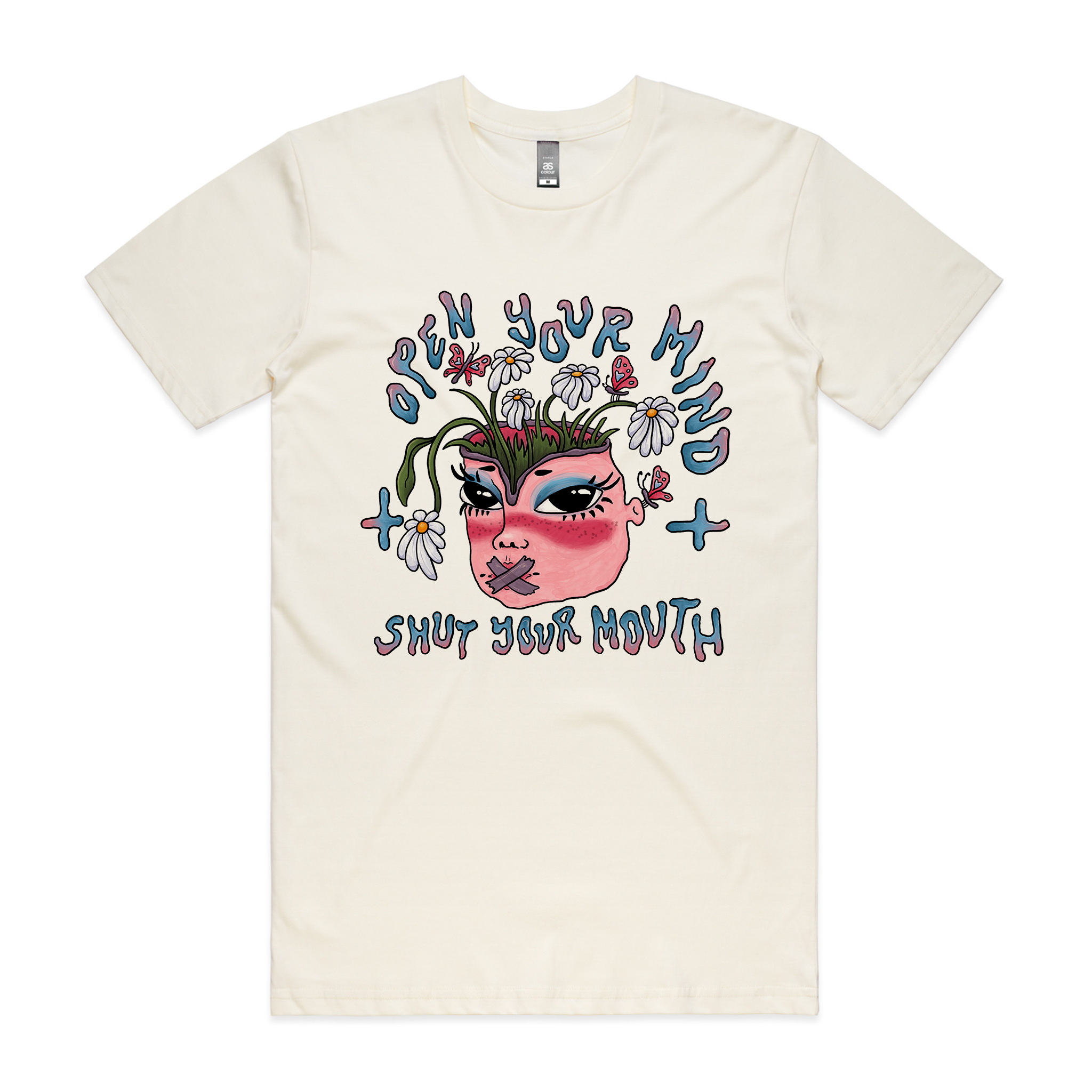 Open Your Mind & Shut Your Mouth Tee Hoodie, Sweatshirt | CiraTrend.com (Image 1)