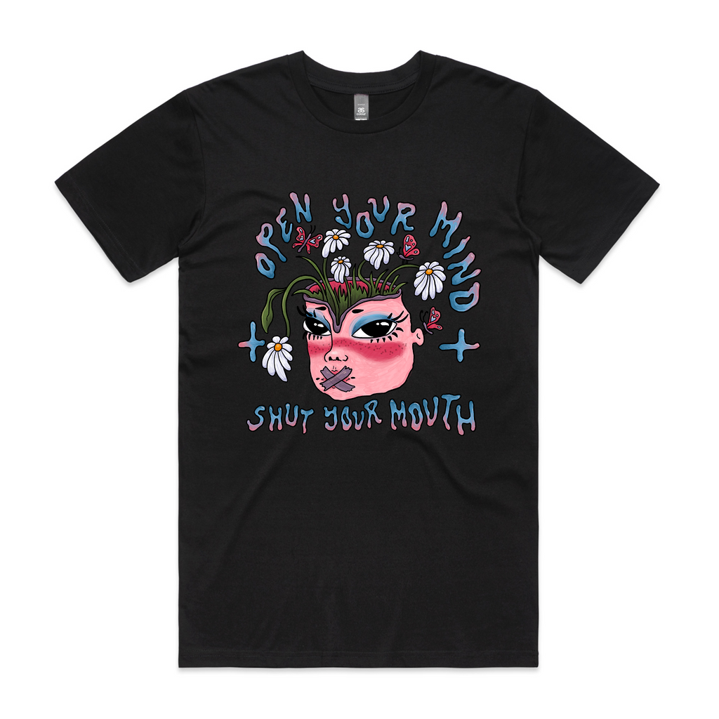 Open Your Mind & Shut Your Mouth Tee Hoodie, Sweatshirt | CiraTrend.com (Image 3)