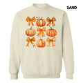 Orange Pumpkin & Bow Collage Sweatshirt 'NLB' T-Shirts, Hoodie | CiraTrend.com