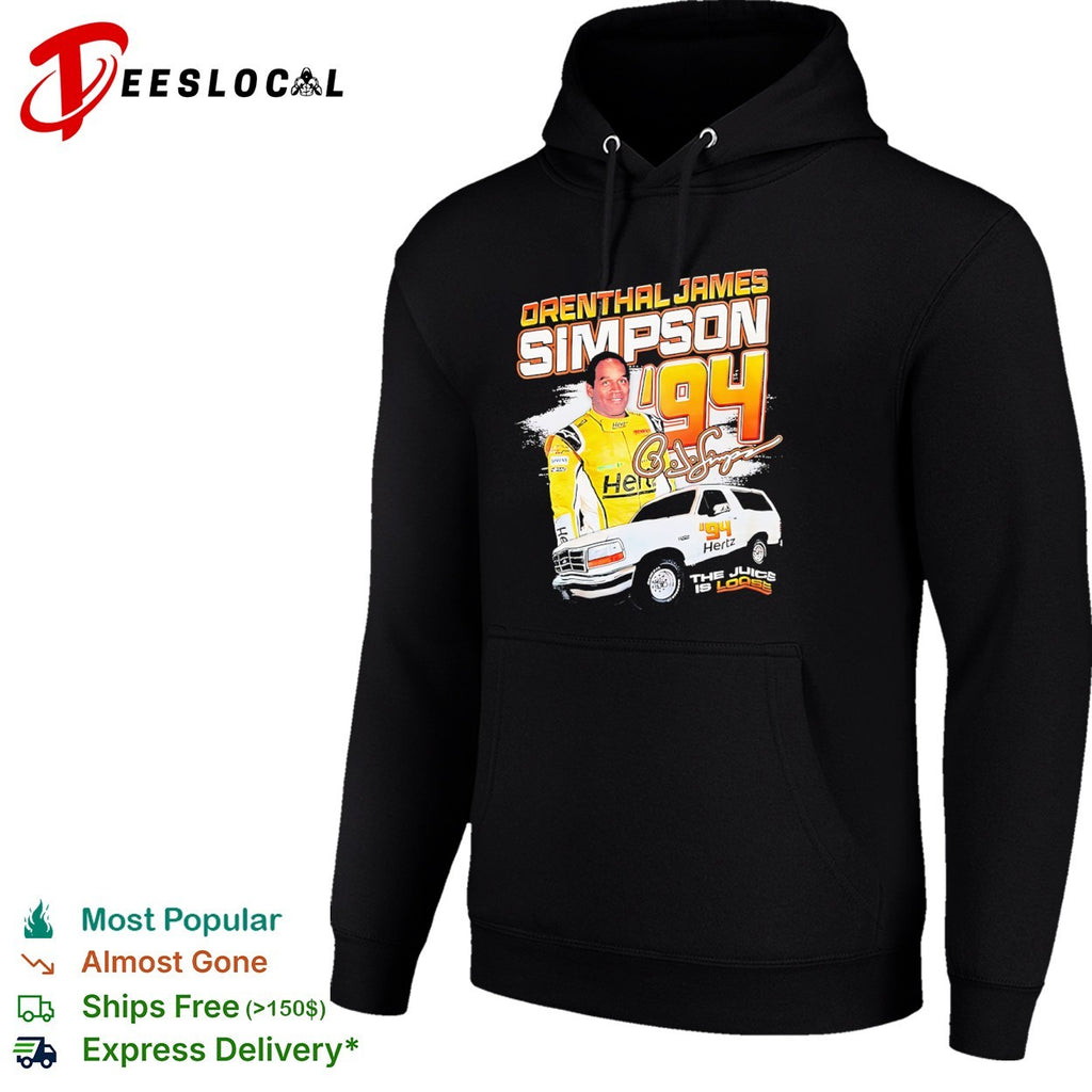 Orenthal James Simpson 94 the juice is loose shirt