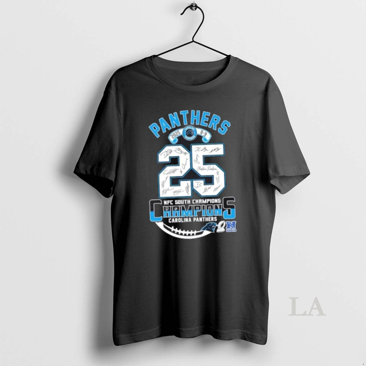 Original 2025 8 9 Nfc South Division Champions Carolina Panthers All Signatures T-Shirts, Hoodie, Sweatshirt | CiraTrend.com
