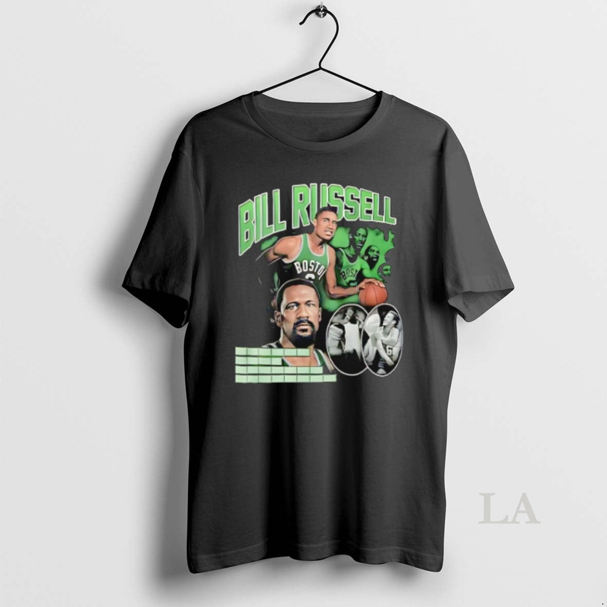 Original 2025 Christian Gonzalez Wearing Bill Russell 2 Sided