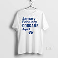 Original Byu Cougars Basketball January February Cougars April T-Shirts, Hoodie, Sweatshirt | CiraTrend.com