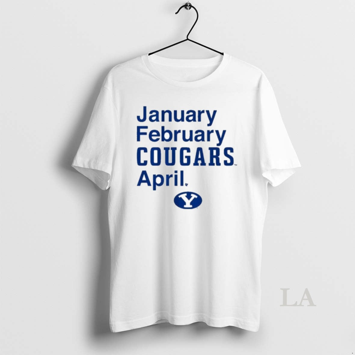 Original Byu Cougars Basketball January February Cougars April T-Shirts, Hoodie, Sweatshirt | CiraTrend.com