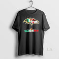 Original Baltimore Ravens Football X Mexican Flag Logo T-Shirts, Hoodie, Sweatshirt | CiraTrend.com