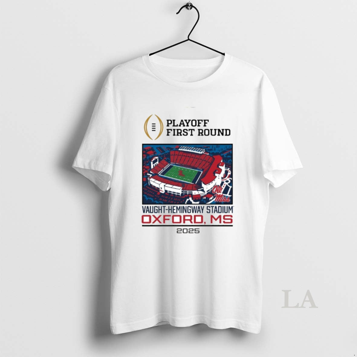 Original Cfp 2025 26 Ole Miss 1st Round Live From Vaught Hemingway Stadium T-Shirts, Hoodie, Sweatshirt | CiraTrend.com