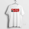Original Chicks On The Right Ringer T-Shirts, Hoodie, Sweatshirt | CiraTrend.com