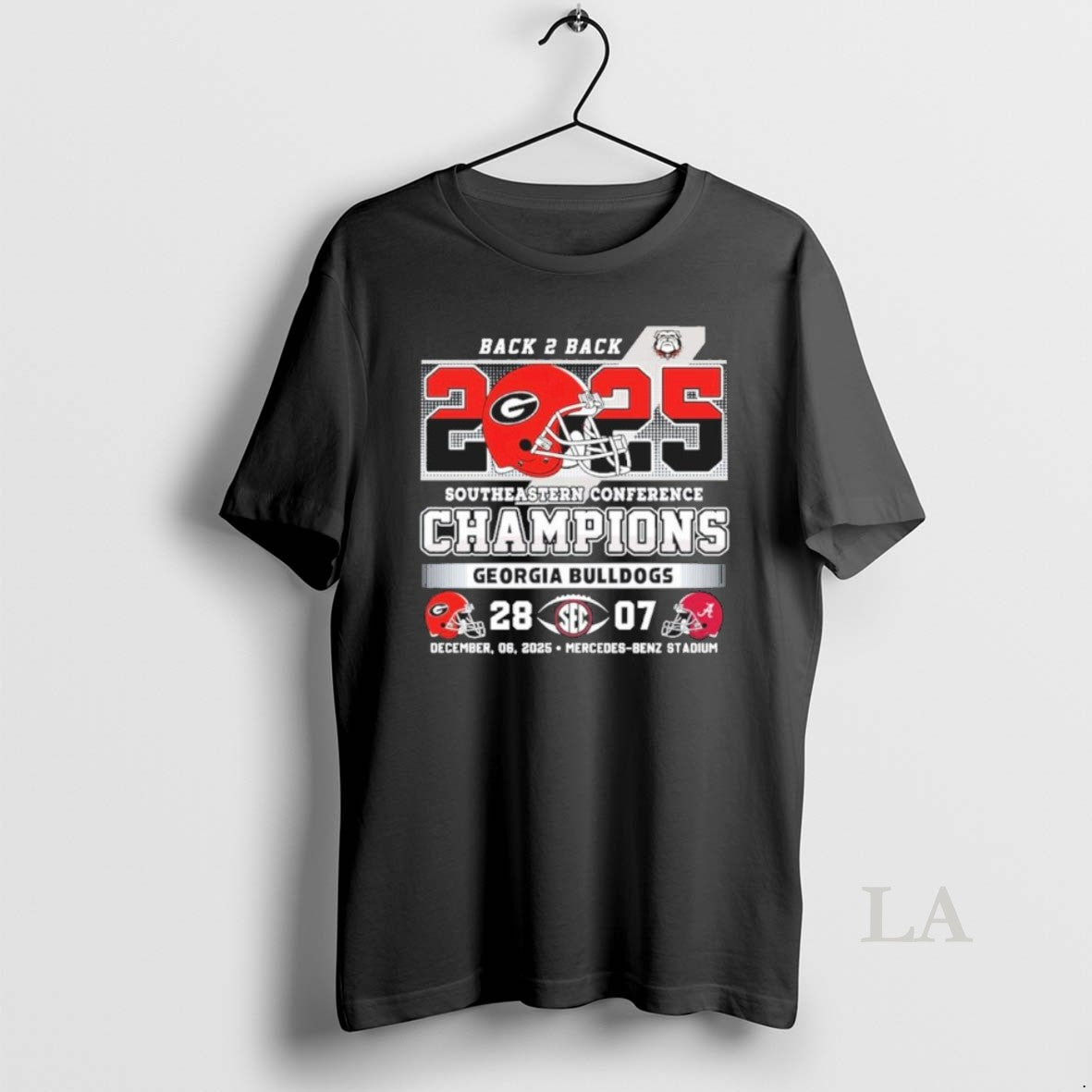 Original Georgia Bulldogs Back 2 Back 2025 Sec Football Champions Uga 28 7 Bama T-Shirts, Hoodie, Sweatshirt | CiraTrend.com