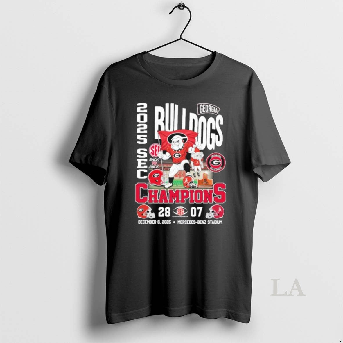 Original Georgia Bulldogs Mascot 2025 Sec Conference Champions 28 7 Score T-Shirts, Hoodie, Sweatshirt | CiraTrend.com