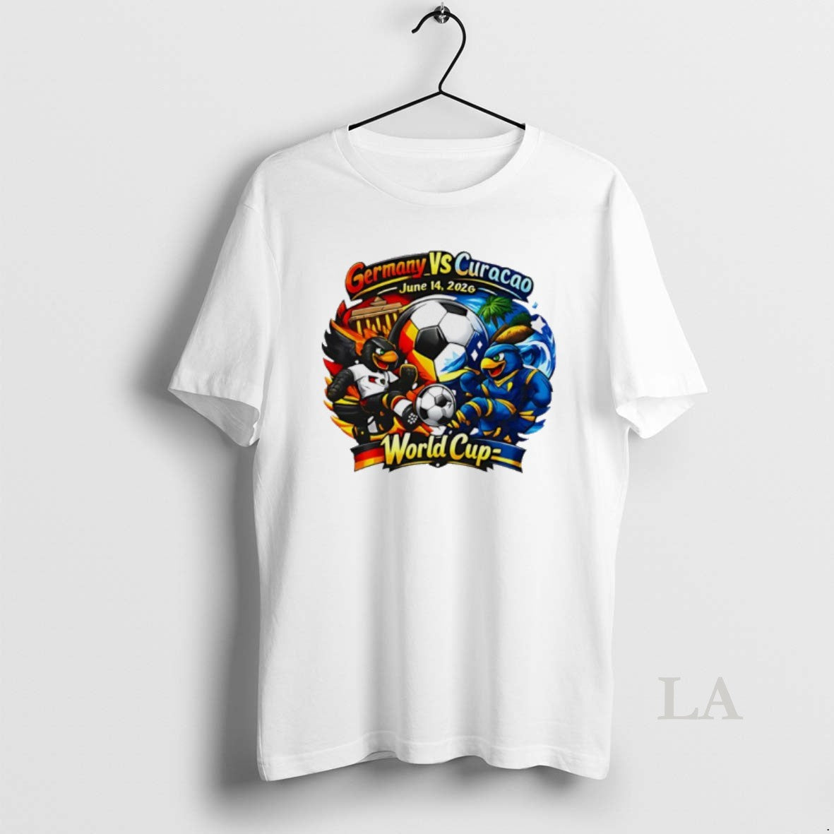 Original Germany Vs Curacao 2026 World Cup Mascot T-Shirts, Hoodie, Sweatshirt | CiraTrend.com
