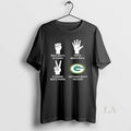 Original Green Bay Packers Nothing Beats Rock Beats Scissors Paper Beats Rock T-Shirts, Hoodie, Sweatshirt | CiraTrend.com