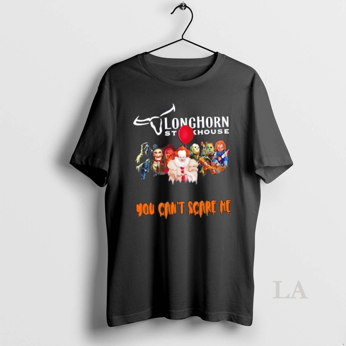 Original Horror Movies Halloween X Longhorn Steakhouse You Cant Scare Me