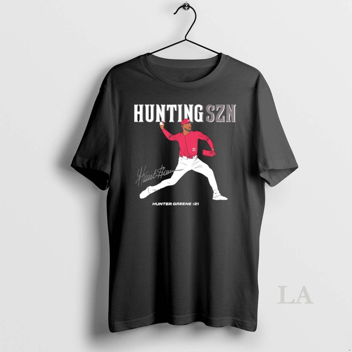 Original Hunter Greene Cincinnati Reds Hunting Szn Signature