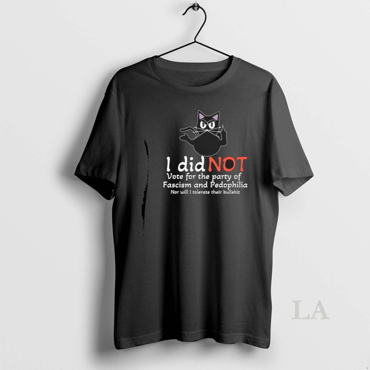 Original I Did Not Vote For The Party Of Fascism And Pedophilia Dark Cat T-Shirts, Hoodie, Sweatshirt | CiraTrend.com