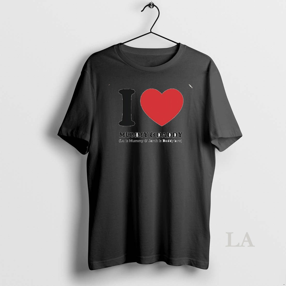 Original I Love Mummy And Daddy Lu Is Mummy And Jarch Is Daddy Btw Circle T-Shirts, Hoodie, Sweatshirt | CiraTrend.com
