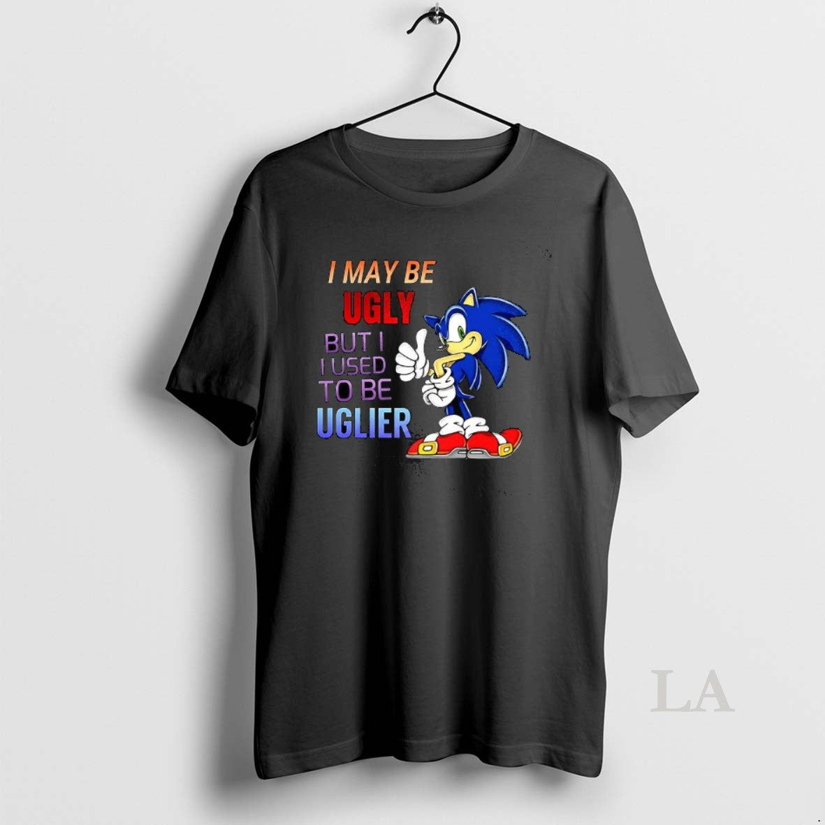 Original I May Be Ugly But I Used To Be Uglier Cartoon Hedgehog T-Shirts, Hoodie, Sweatshirt | CiraTrend.com