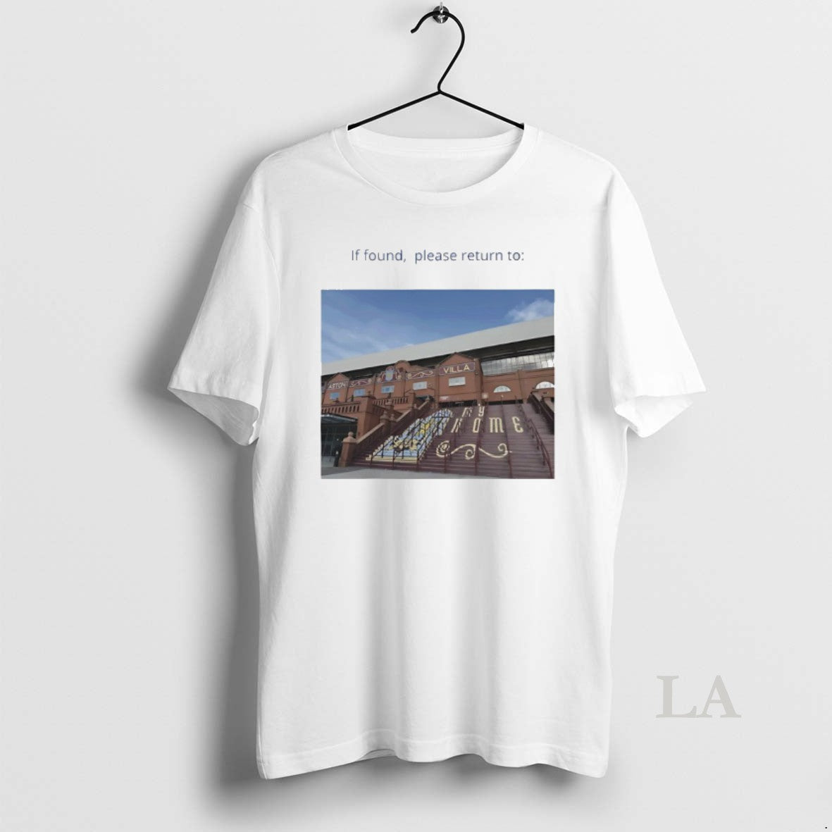 Original If Found Please To Aston Villas Iconic Holte End Steps Graphic T-Shirts, Hoodie, Sweatshirt | CiraTrend.com