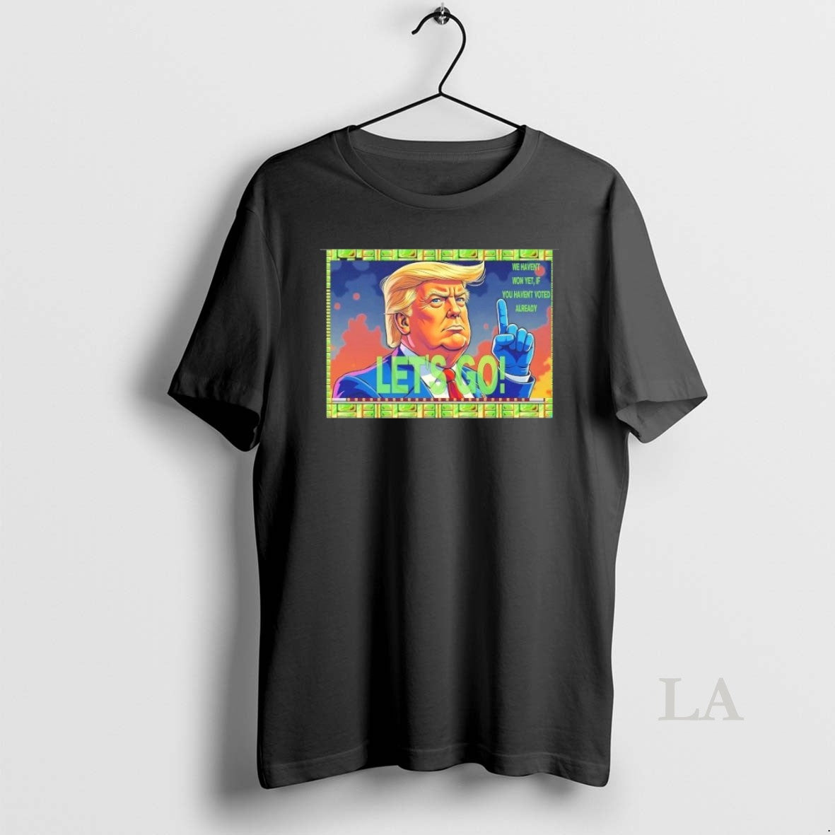 Original Mega Man Trump We Havent Won Yet If You Havent Voted Already