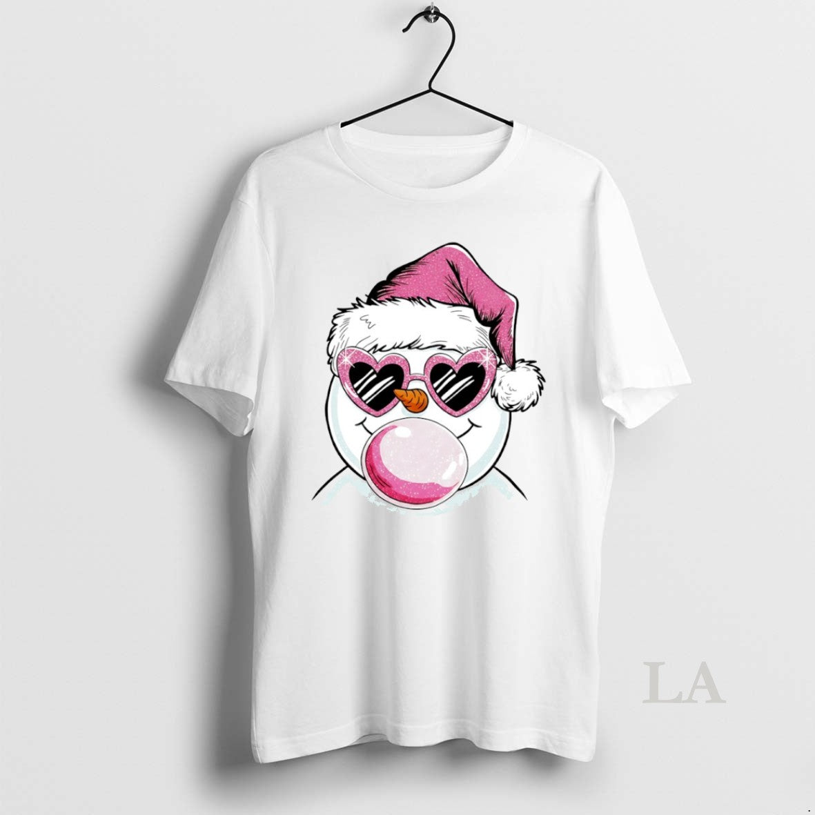 Original Merry Christmas Snowman Bubble Gum Circle T-Shirts, Hoodie, Sweatshirt | CiraTrend.com