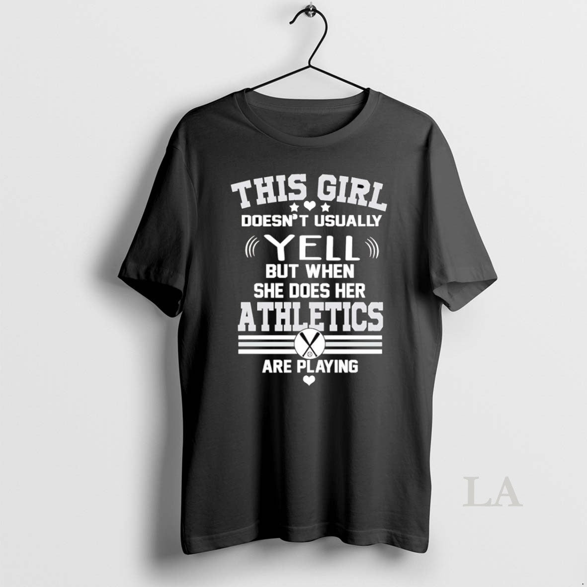 Original Oakland Athletics This Girl Doesnt Usually Yell
