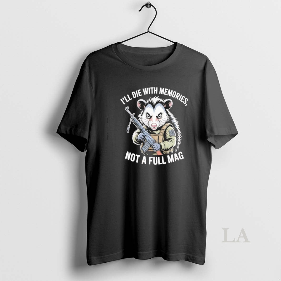 Original Opossum Ill Die With Memories Not A Full Mag T-Shirts, Hoodie, Sweatshirt | CiraTrend.com